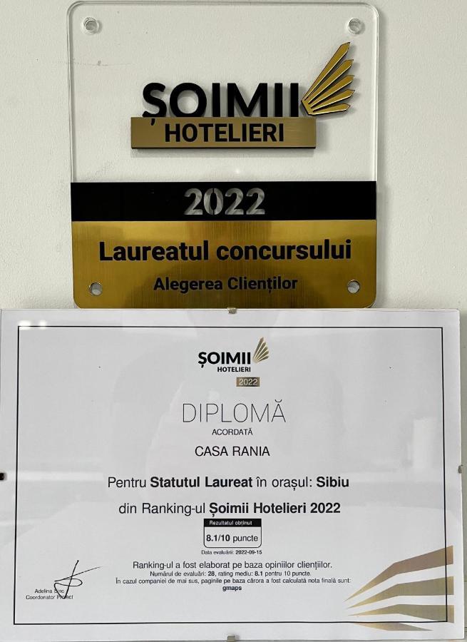 Hotel Casa Rania à Sibiu Extérieur photo